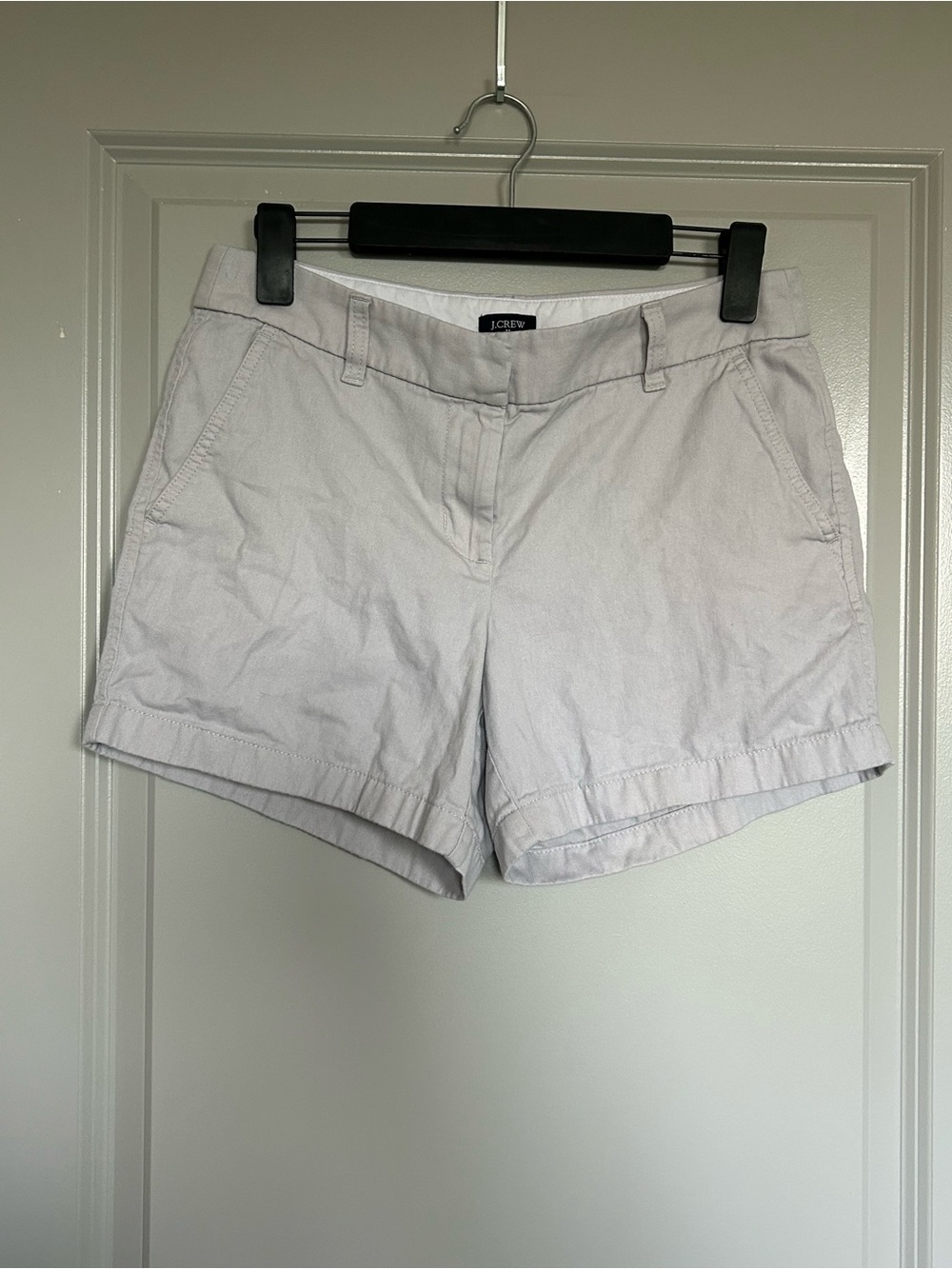 J. Crew Women’s Gray Chino Flat Front Shorts